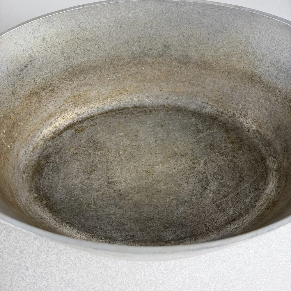 Vintage Club Aluminum Hammercraft 6 Qt Oval Roaster Dutch Oven Pan 15